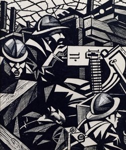 La Mitrailleuse - Christopher Richard Wynne Nevinson